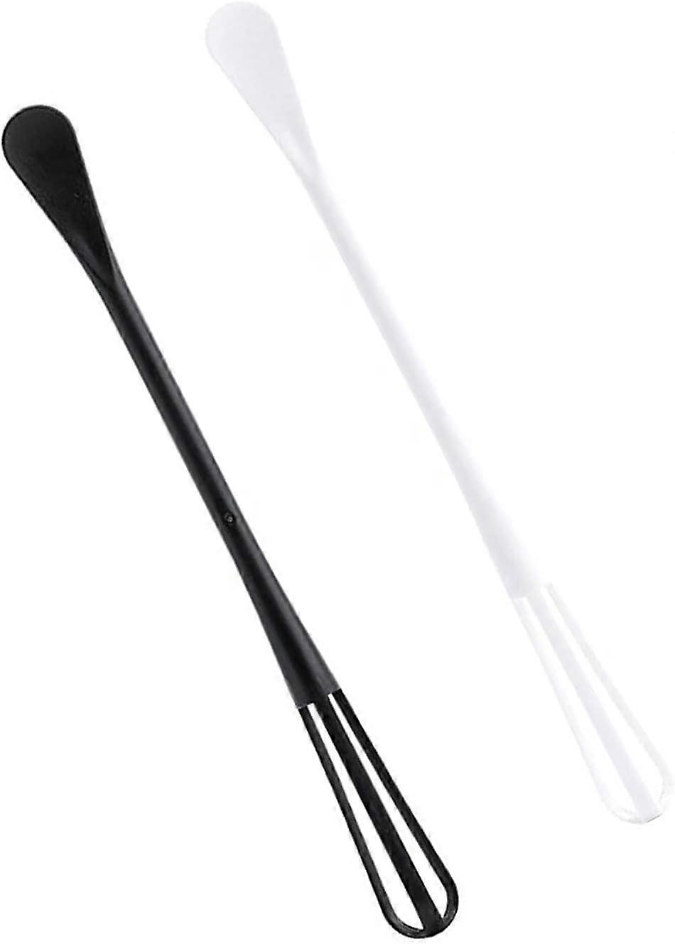2 Pcs Double Headed Whisks Multifunction Kitchen Whisks Long Handle for Blending Whisking Beating Cooking Baking Kitchen  -Qin
