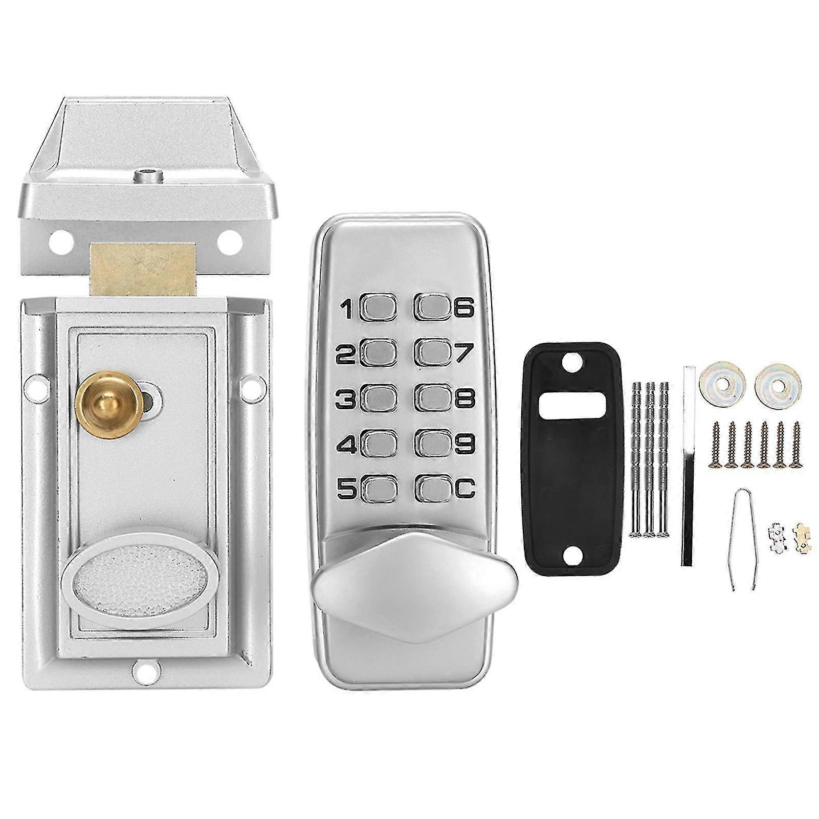 Digital password door lock mechanical code waterproof electronic locker