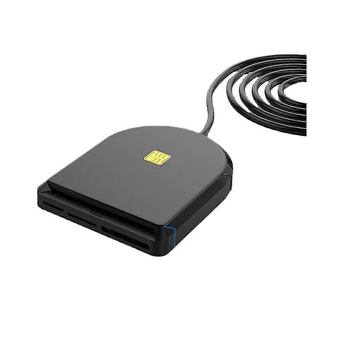 Usb Multi-functional Portable Convenient Smart Card Reader Tax Return Sim/sd/tf/ic_Sep