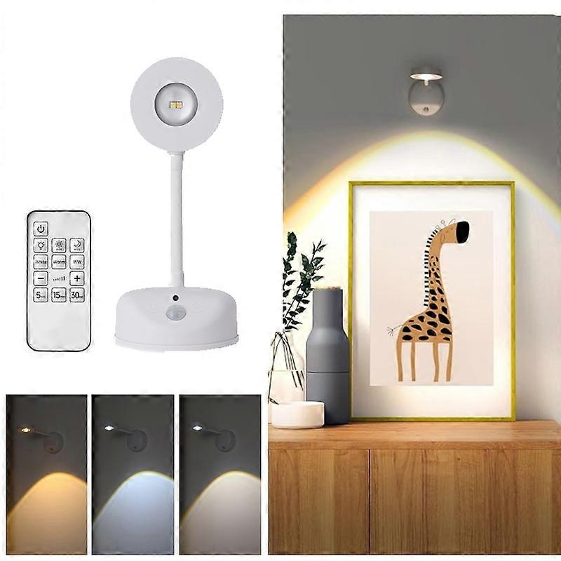 Motion Sensor Wireless Spotlight 1200mAH White