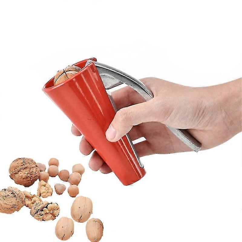 Nutcracker,Nut Cracker Sheller Plier with Handle, Nut Opener Tool for Walnut Hazelnut Almonds Pecan Chestnut Ergonomic