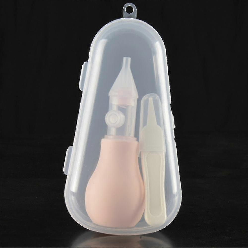 Nasal Aspirators Pink 3pcs/set Born Baby Safety Nose Cleaner Kids Vacuum Suction Nasal Aspirator Set Infants Medicine