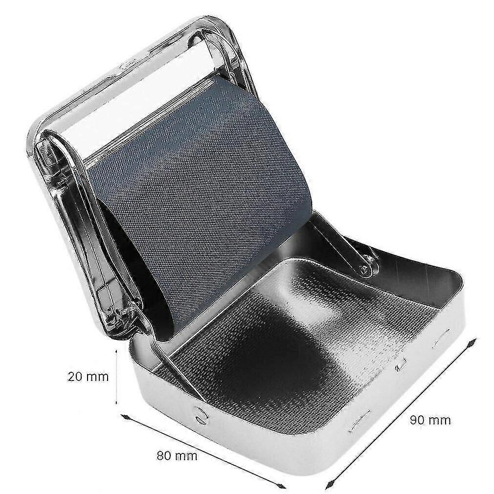 Metal Automatic Cigarette Tobacco Roller Roll Rolling Machine Box Case Maker Tin