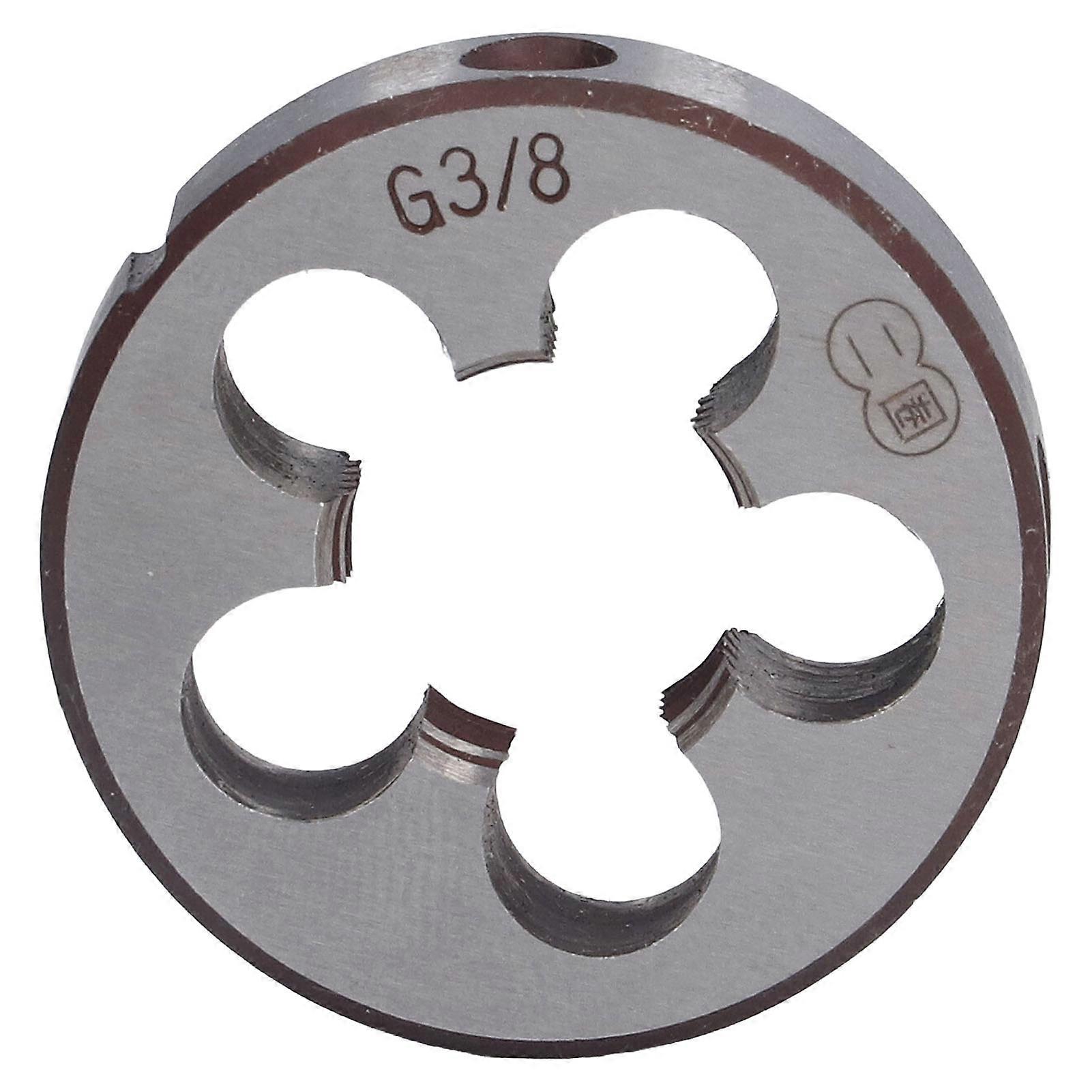 G3 / 8 Strumento per filettatura per tubi cilindrici in acciaio legato per la riparazione di filettature con 5 fori per trucioli