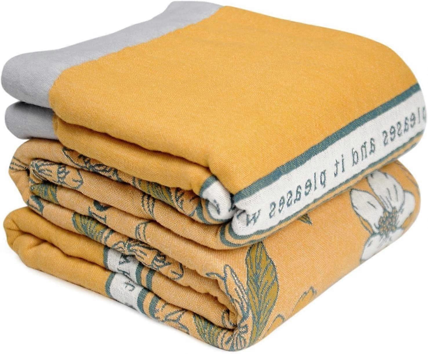 Manta de algodão Boho Colcha dupla face cobertor roupa de cama sofá Folha de cobertura150 x 200 cm