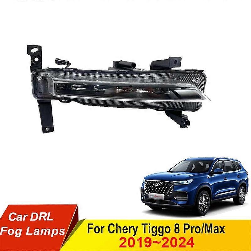 Car DRL Fog Lamp Fit For Chirey Fownix Chery Tiggo 8 Pro Max Plus 2019 2020 2022 2022 2023 2024 Front Light DRL Car