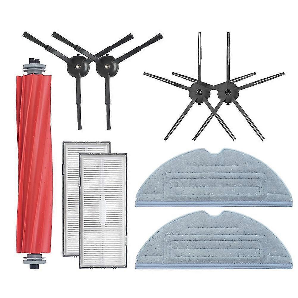 9pcs For Roborock G10s Kit Main Side Brush Hepa Filter Mop Cloth