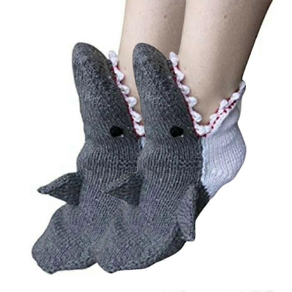Unisesx Xmas Knitted Animal Pattern Socks Calzini a metà polpaccio funky-Yvan