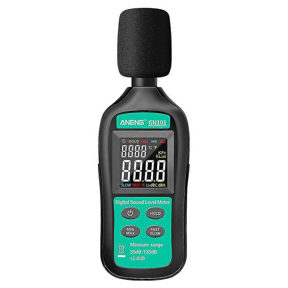 Sound Level Decibel Meter Professional High Accuracy Digital Display Monitor