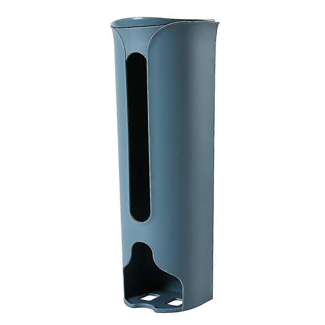 Garbage Bag Storage Box Garbage Plastic Box Kitchen Blue- (huali)