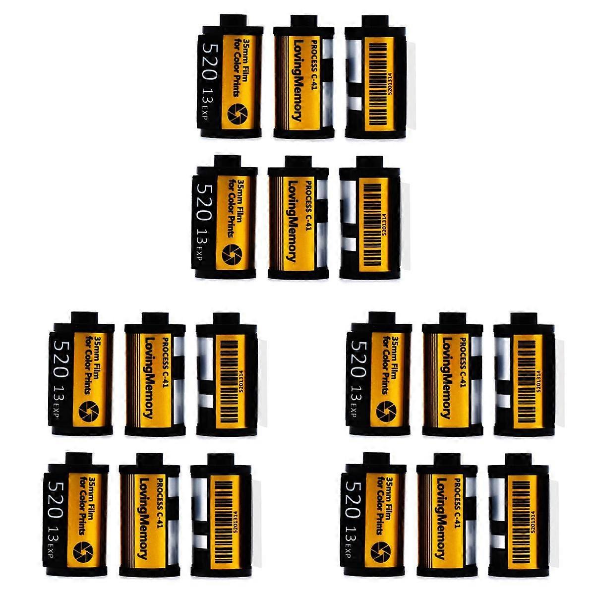 18Pack Sublimation Film Roll Keychain Customized Keychain with Picture Camera Memory Reel Gifts