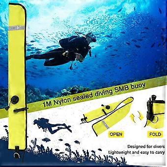 For Boat High Visible Diving Surface Marker Buoy (SMB), Inflatable Scuba Signal Tube W Dive Flag