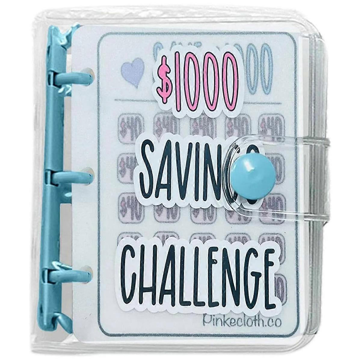 1000 Savings Challenge Binder, Binder, Savings Challenges Book with Envelopes, Envelope Savings Cha