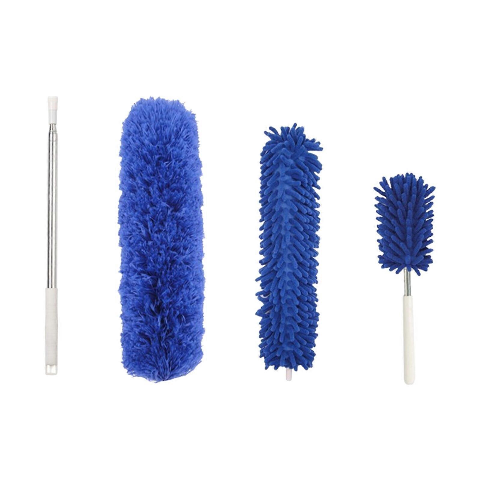 Practical Reusable Bendable Durable Multifunction With Extension Pole Cleaning Hand Tools Microfiber Duster Kit Cobwebs Washable