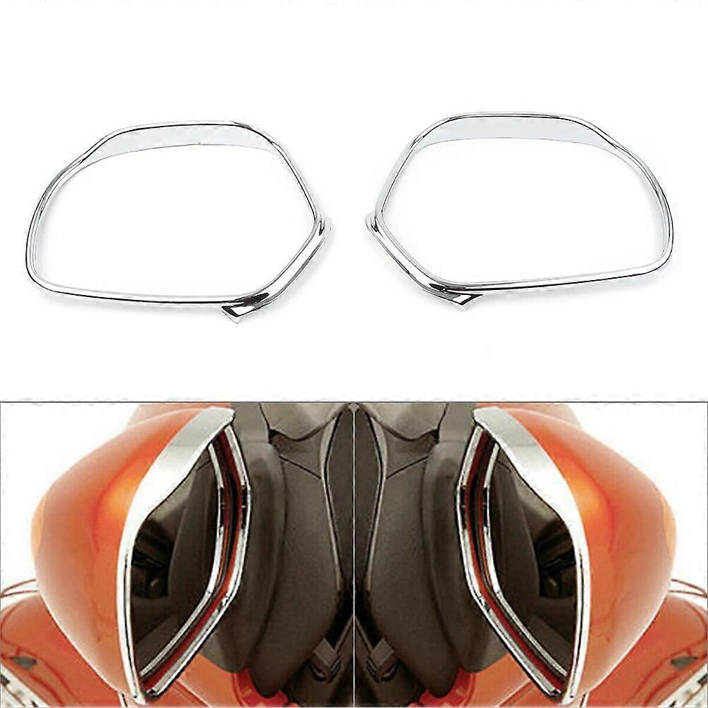 Goldwing Accents Chrome Radio Accent Panel Trim For Honda Goldwing GL1800 2001-2011 - Direct Replacement Honda GL1800 Radio Panel
