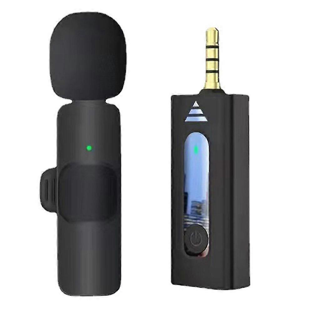 Wireless Microphone For Phone, Camera, Laptop, Lavalier Clip Mic For Video Recording, Vlog, Tiktok, Youtube, Meeting 1pack