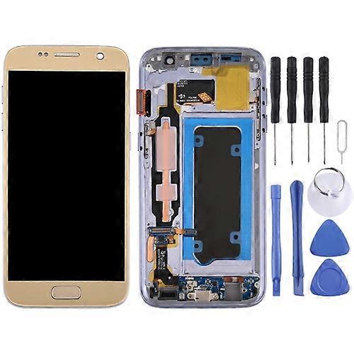 OLED Replacement Screen Display for Galaxy S7 / G930V Digitizer Full Assembly with Frame