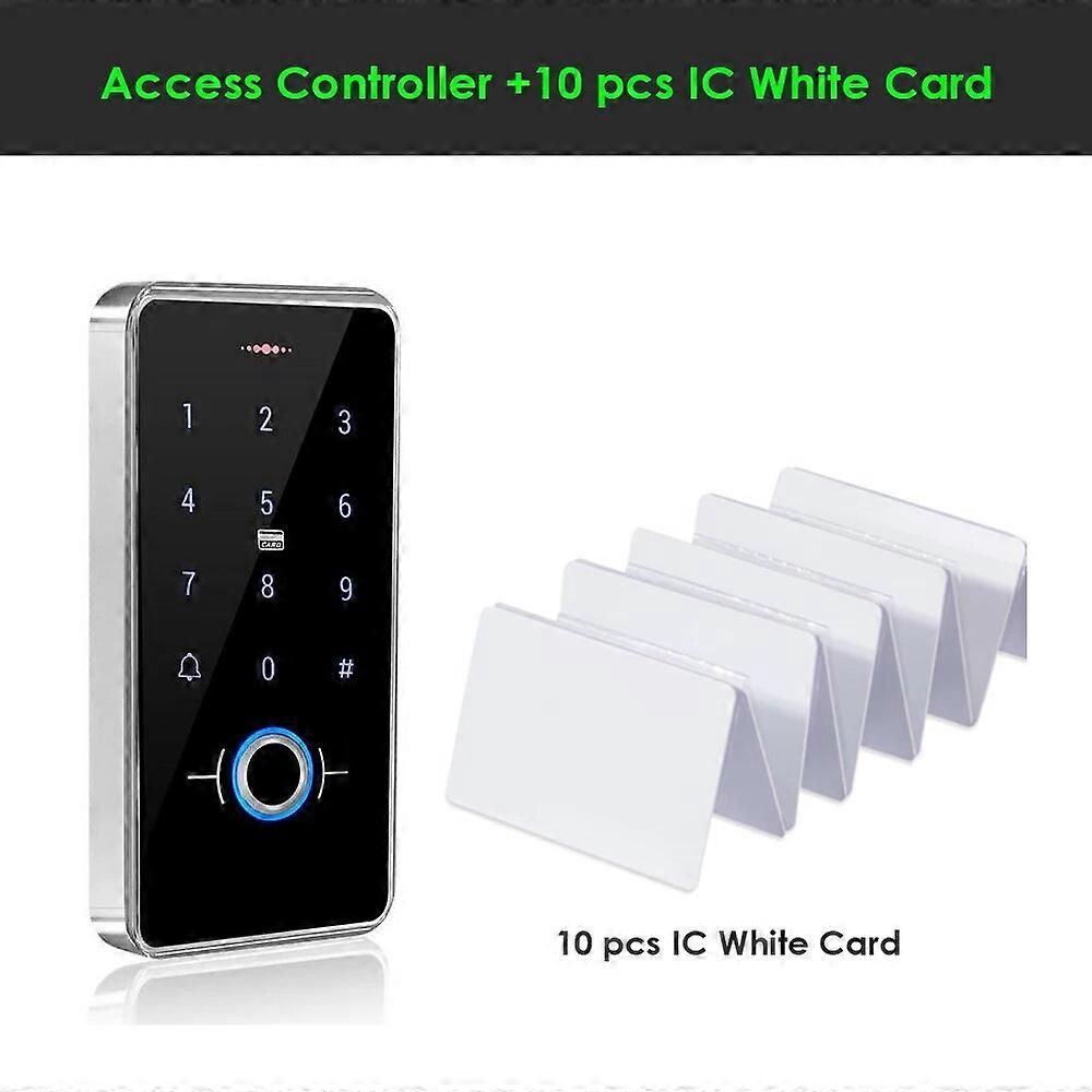 IP68 Waterproof 13.56MHz RFID Fingerprint Access Control Touch Keypad Smart Door Lock Mobile NFC Access Control System