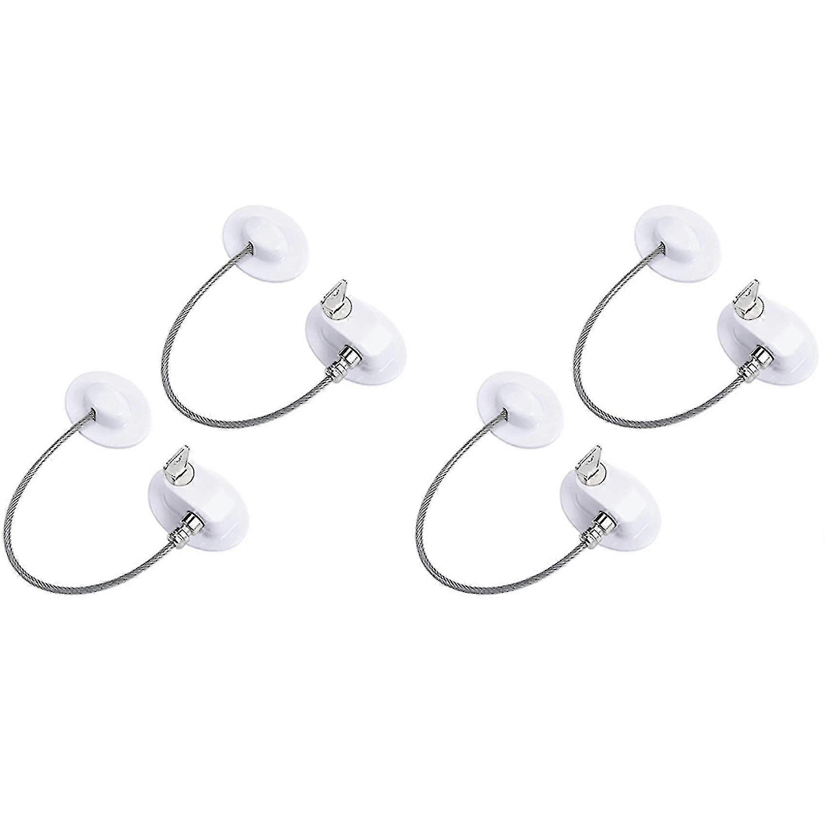 2 Pcs Fridge Lock, Compatible With Kids, Freezer Lock, Used In Refrigerator Door