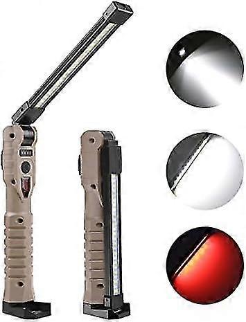 Rechargeable LED work lamp, bright flashlight, 3500ma led work lamp with magntic base, rotation 180, adjustable tanch lamp