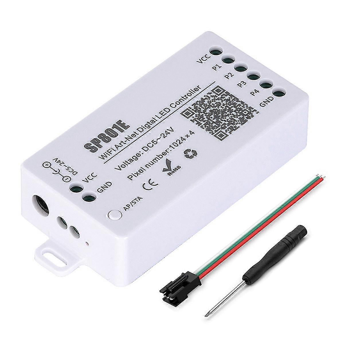 Sp108e Wifi Magic Led Controller Led Matrix Panel Module Ws2812 Ws2813 Light Strip Wireless Control