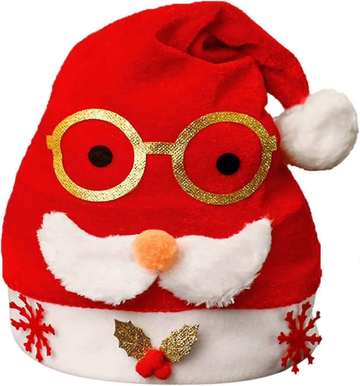 1pc christmas printed soft hat