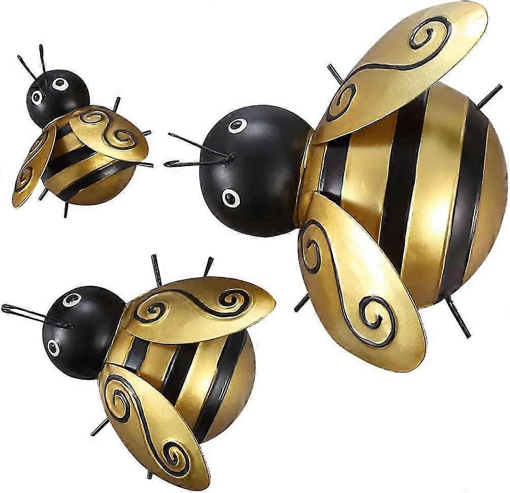 3 Pcs Bumble Bee Wall Decoration