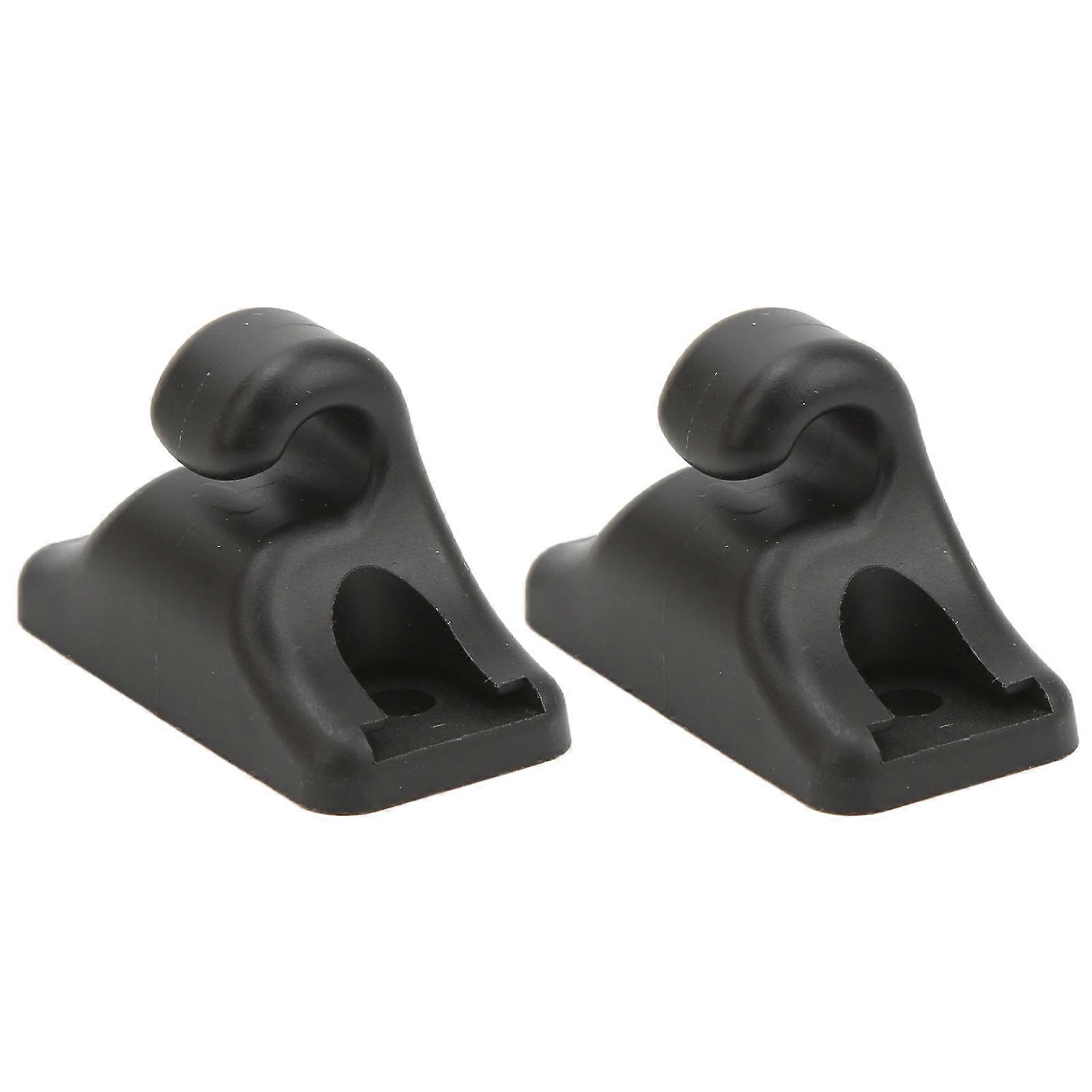 2PCS Sun Visor Mount Bracket Clip 94473143900 Black Compact Structure Scratch Resistant Fit for 924 944 968