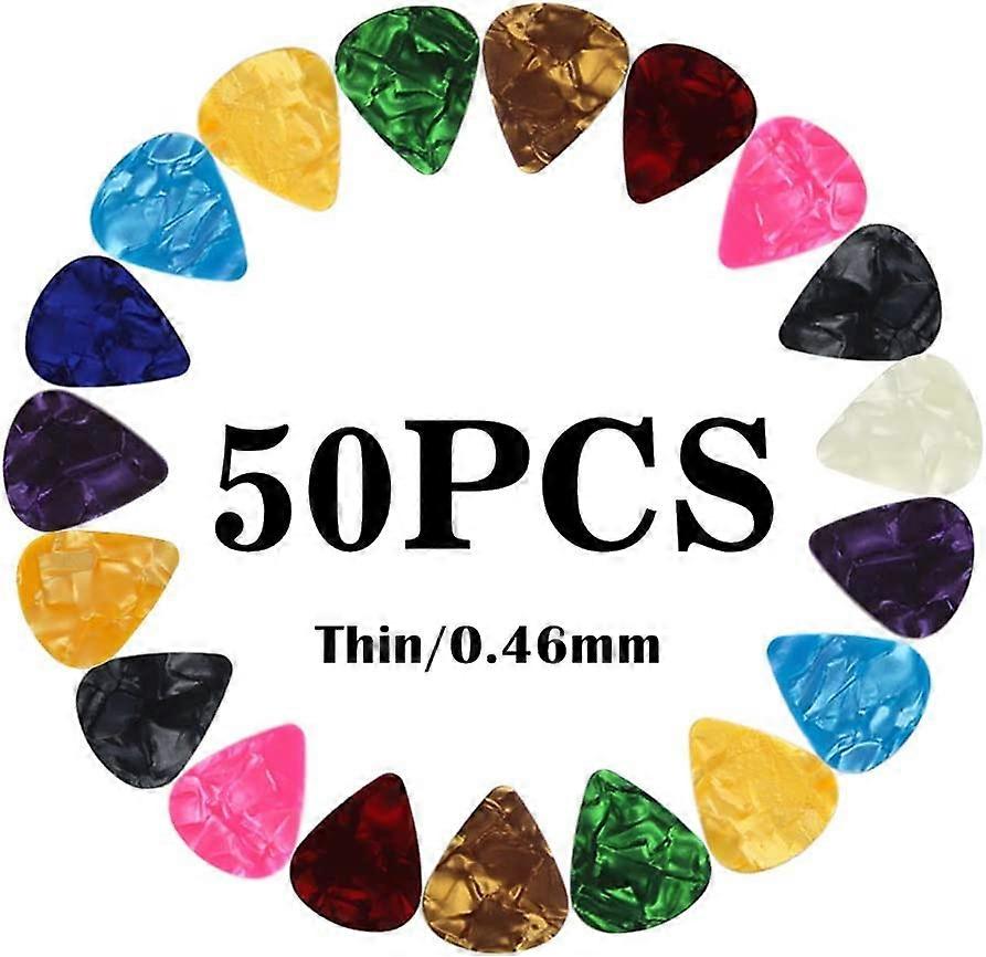 Guitar Picks Thin Lightweight Soft Spec Assor