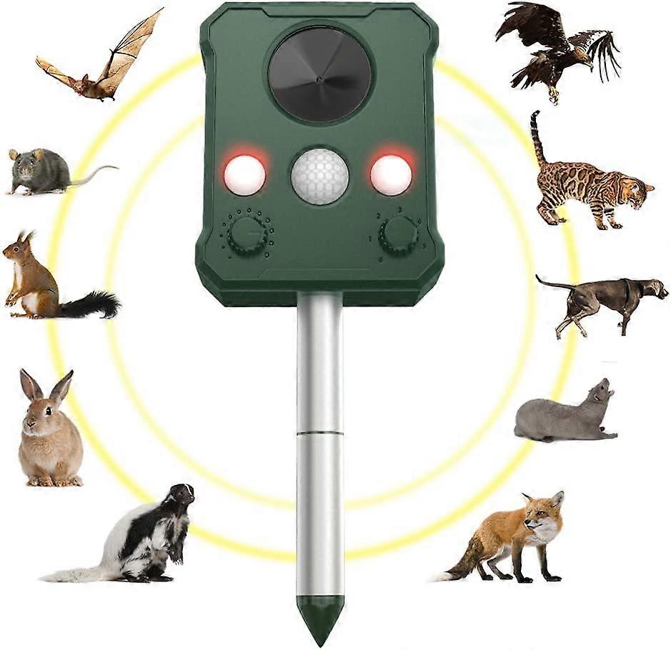 Solar Ultrasonic Repeller Solar Pet Mole Repeller IP65 Solar Repeller Ultrasonic Repeller Ultrasonic Pet Repeller