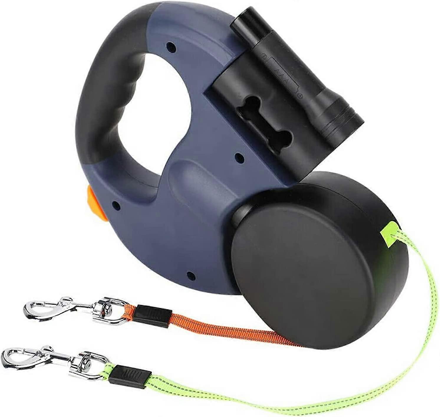 Dog Lead, 2*3m Head Automatic Extendable Traction Leash