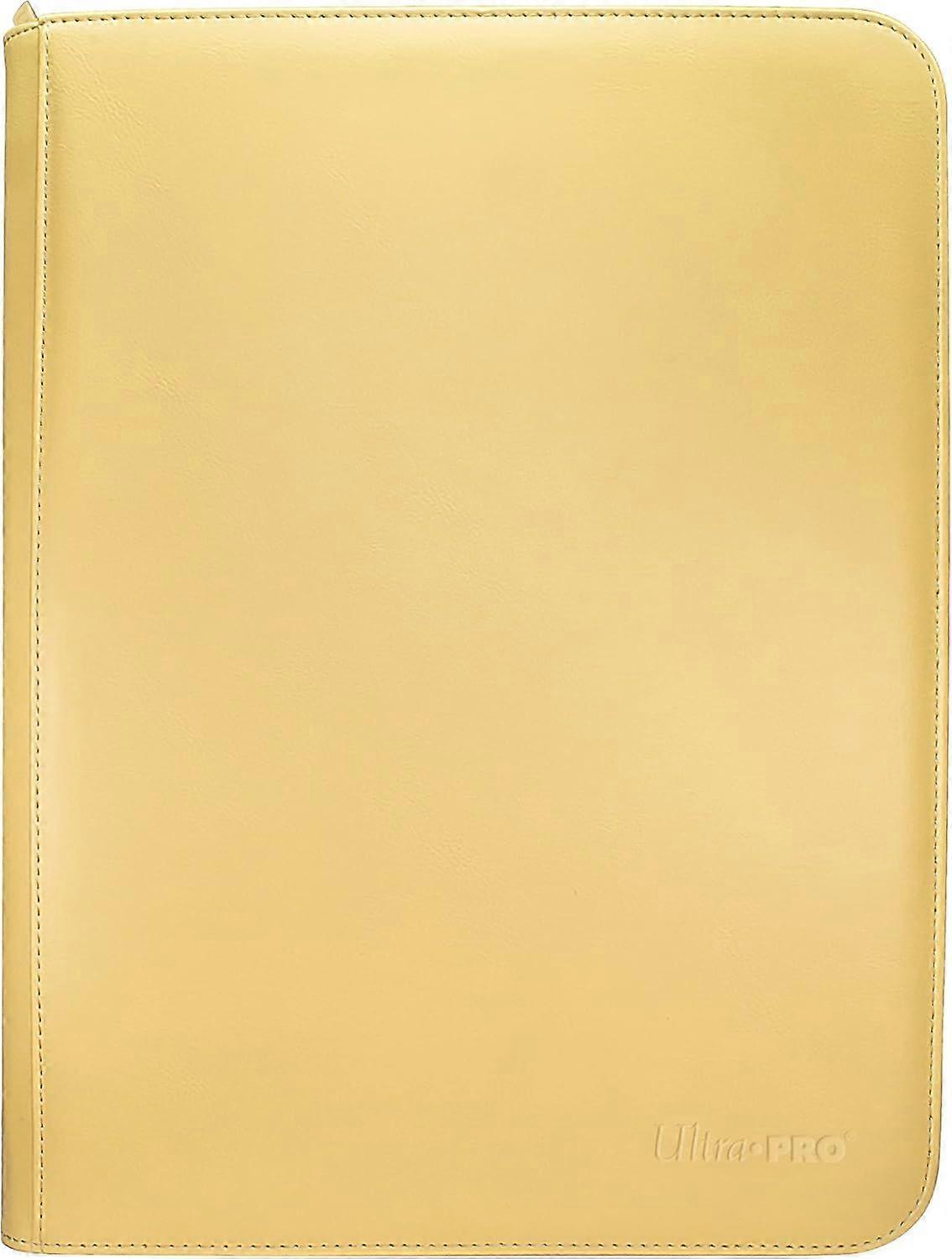 Vivid 9-Pocket Zippered PRO-Binder - Yellow