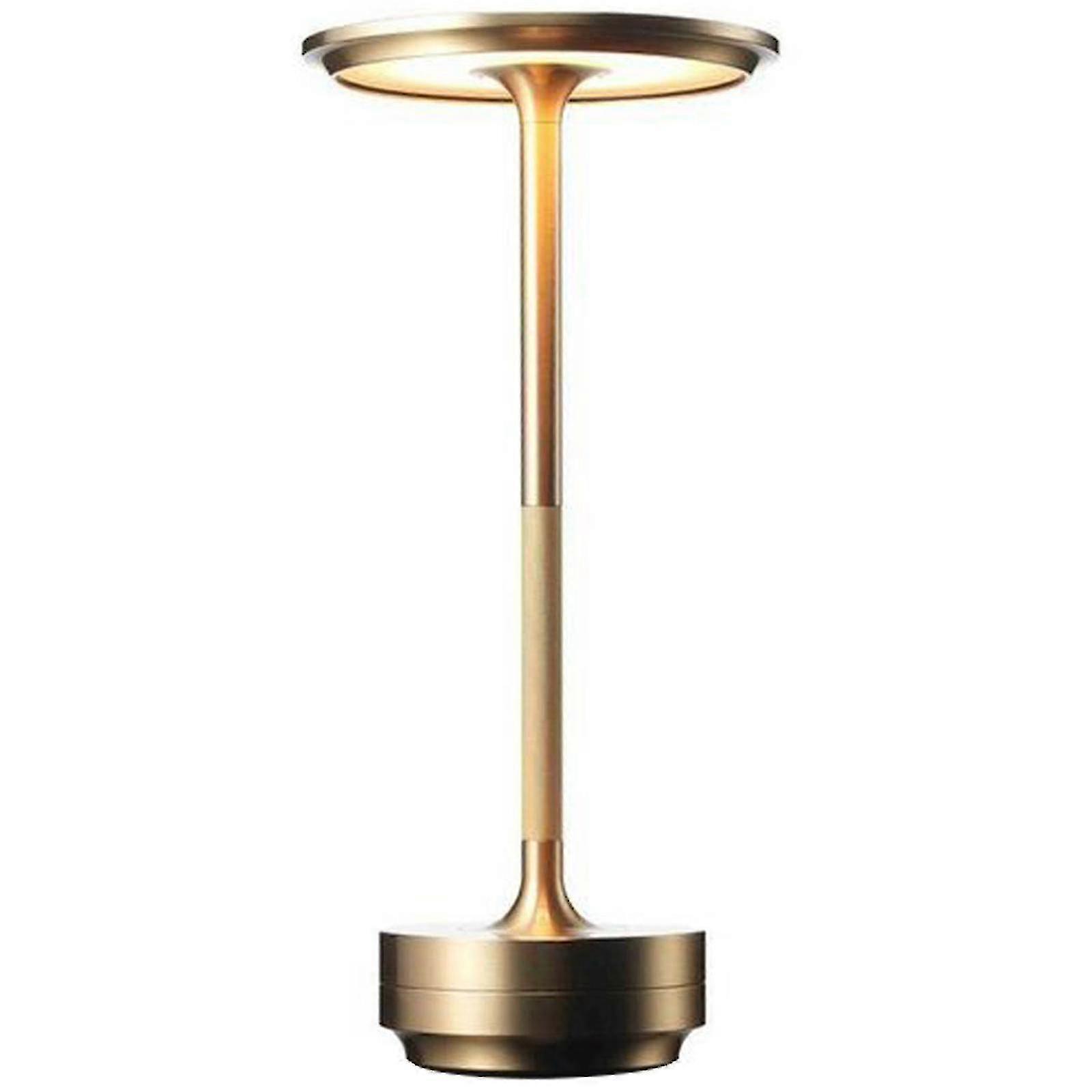 Cordless Table Lamp Dimmable Waterproof Metal Usb Rechargeable Table Lamps