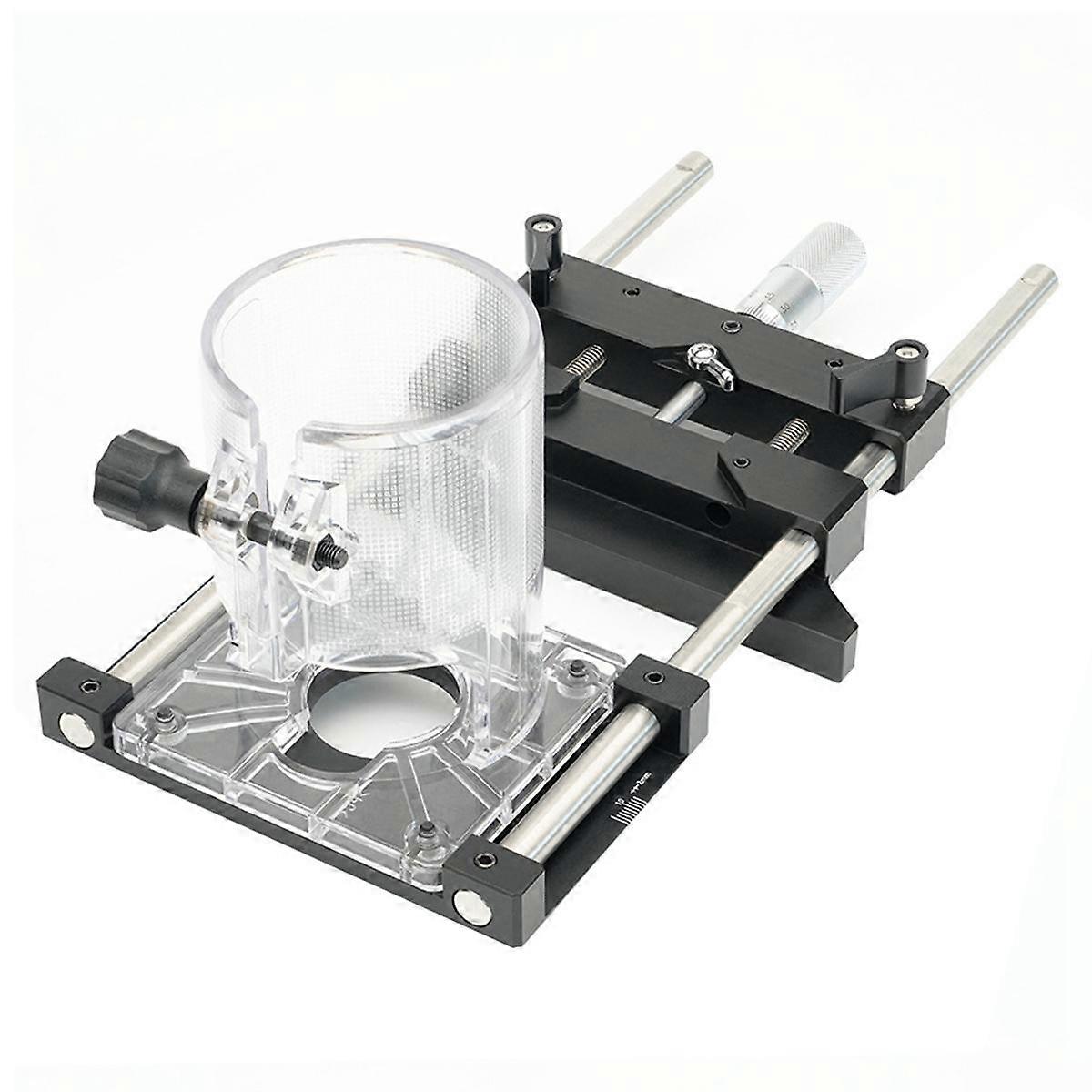 Woodworking Trimming Machine Linear Guide Rail Edge Trimming Guiding Rule Fine-Tuning Slot Tools fo
