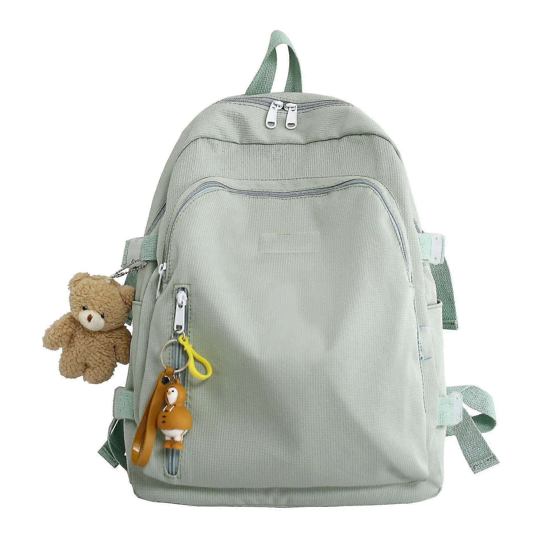 Teenage Student Backpack Women's Backpack With Headphone Jack