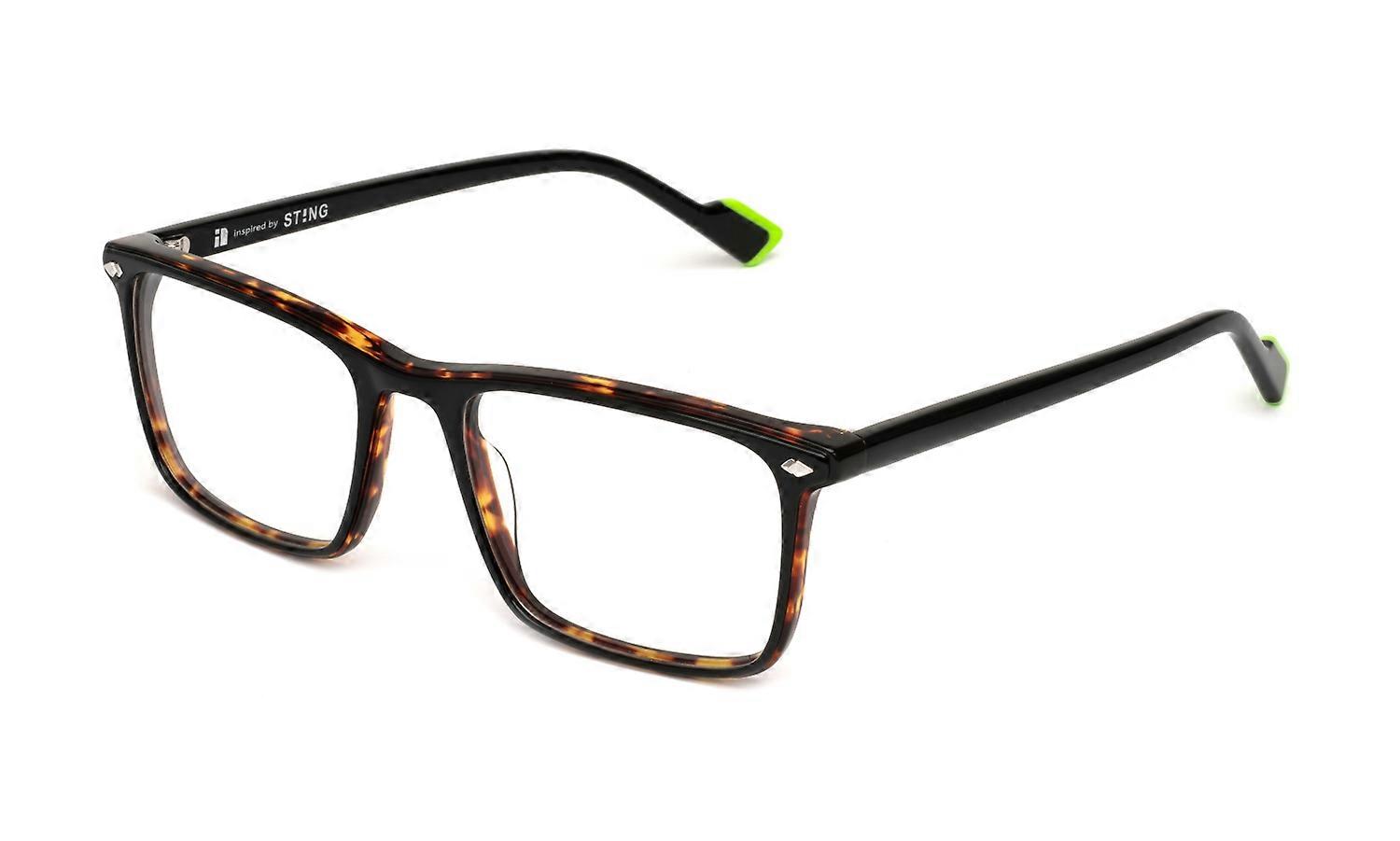 Eyewear Frames Sting VST525 06FL AVANA+Black LUCIDO 55/18/145 MAN