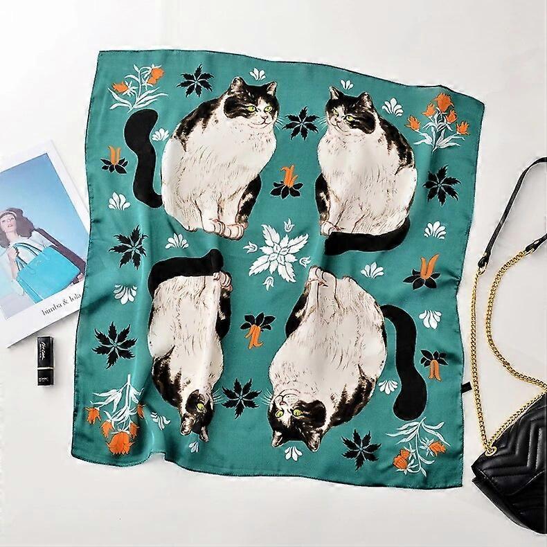 النساء الأوشحة الصيفية الأزرق الأخضر الوزن الخفيف أغطية الرأس شالات السيدات لفائف الشعر الحجاب البوهيمي وشاح الحجاب