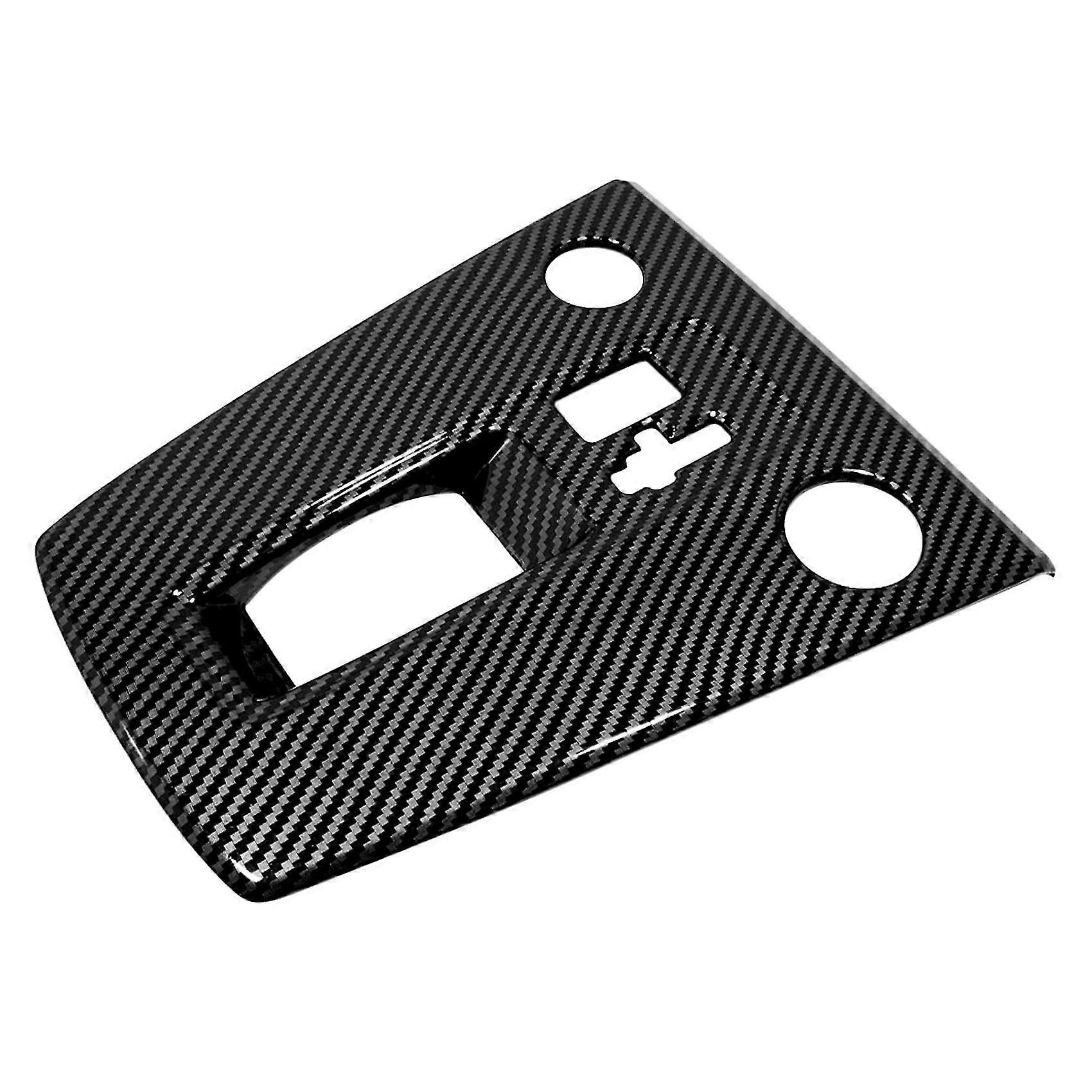 Carbon Fiber ABS Center Console Gear Shift Panel Frame Cover Trim for A3L A3 8Y 2021 LHD Car Interi