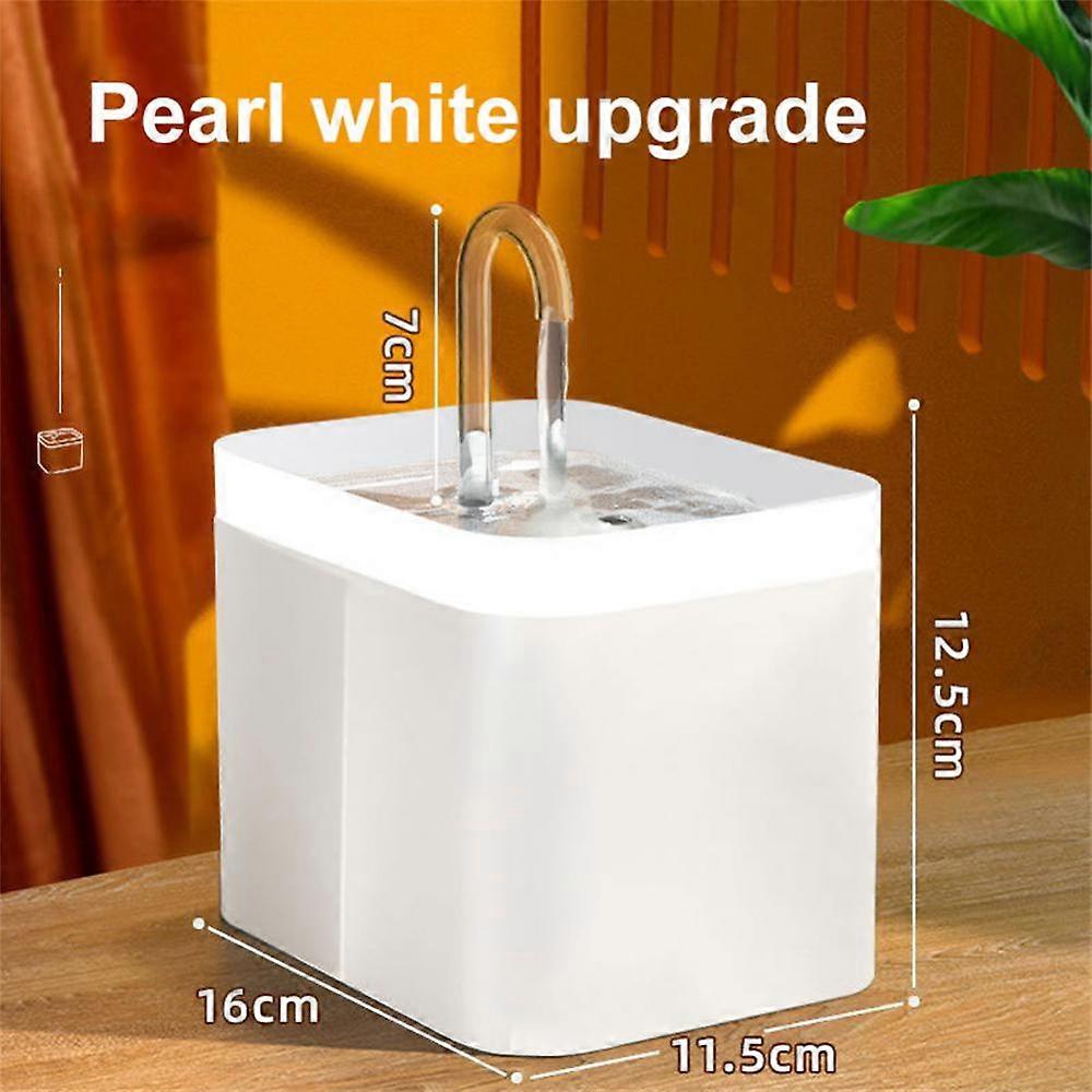 Cat Water Fountain Auto Filter USB Electric Mute Cat Drinker Bowl 1.5L Recirculate Filtring