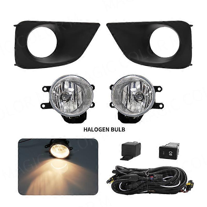 For Toyota Vios/Yaris Sedan 2013 2014 2015 2016 2017 Led Fog Light Daytime Running Lamp DRL Turn Signal Auto Car Accessories 12V