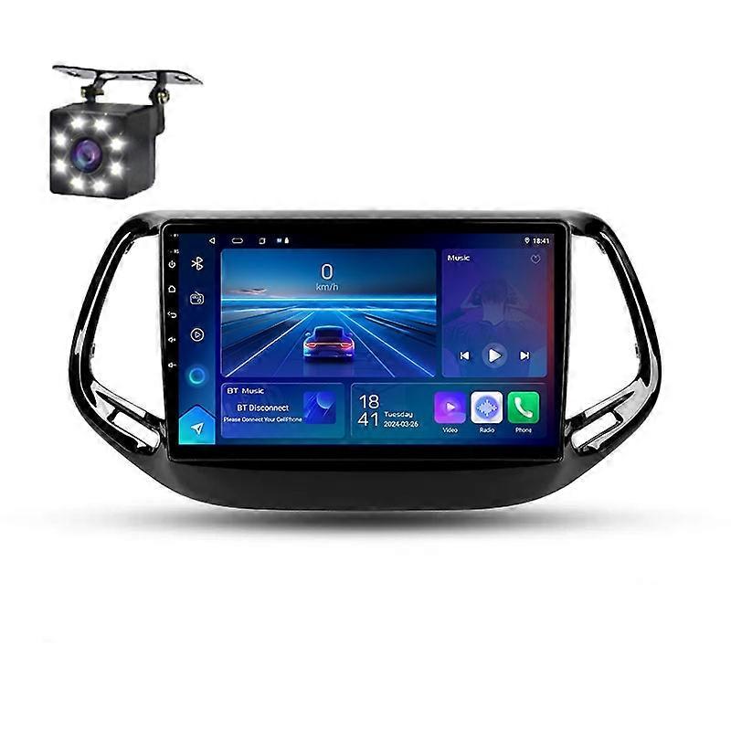 Car Radio Multimedia For Jeep Compass 2 MP 2016 - 2018 Video Carplay Navigation Auto