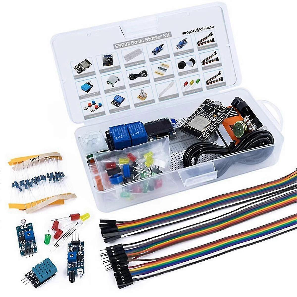Kit ESP32 ESP-32S WIFI I OT Development Board for Project Learning Kit Basic Kit with Tutorial DIY Kit