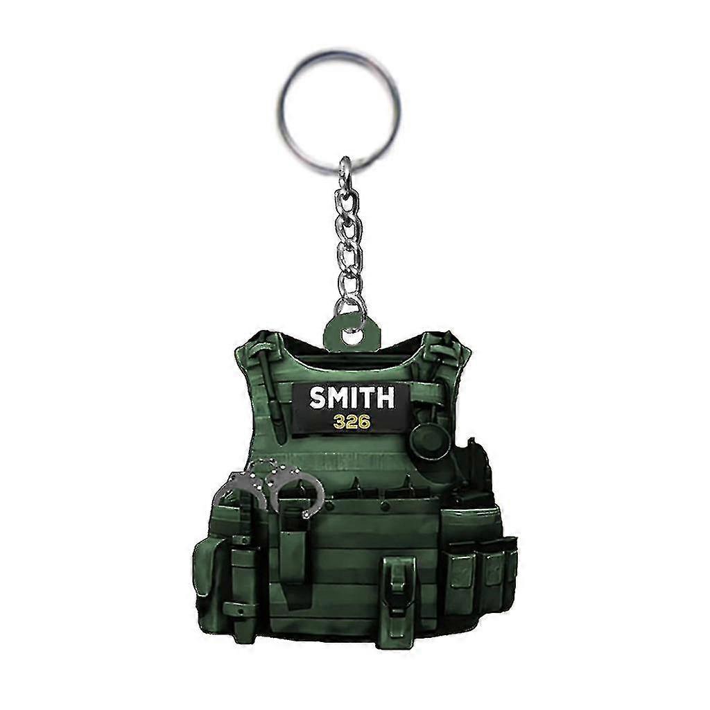 أدوات نسائية للرجال ملحقات الشرطة سلاسل المفاتيح صديق قلادة عيد الميلاد