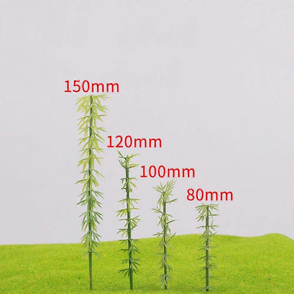 8cm/10cm/12cm/15cm Plastic Miniature Model Tree Landscape Bamboo Tree Sand Table Model Decor Accessories Model Simulation Bamboo