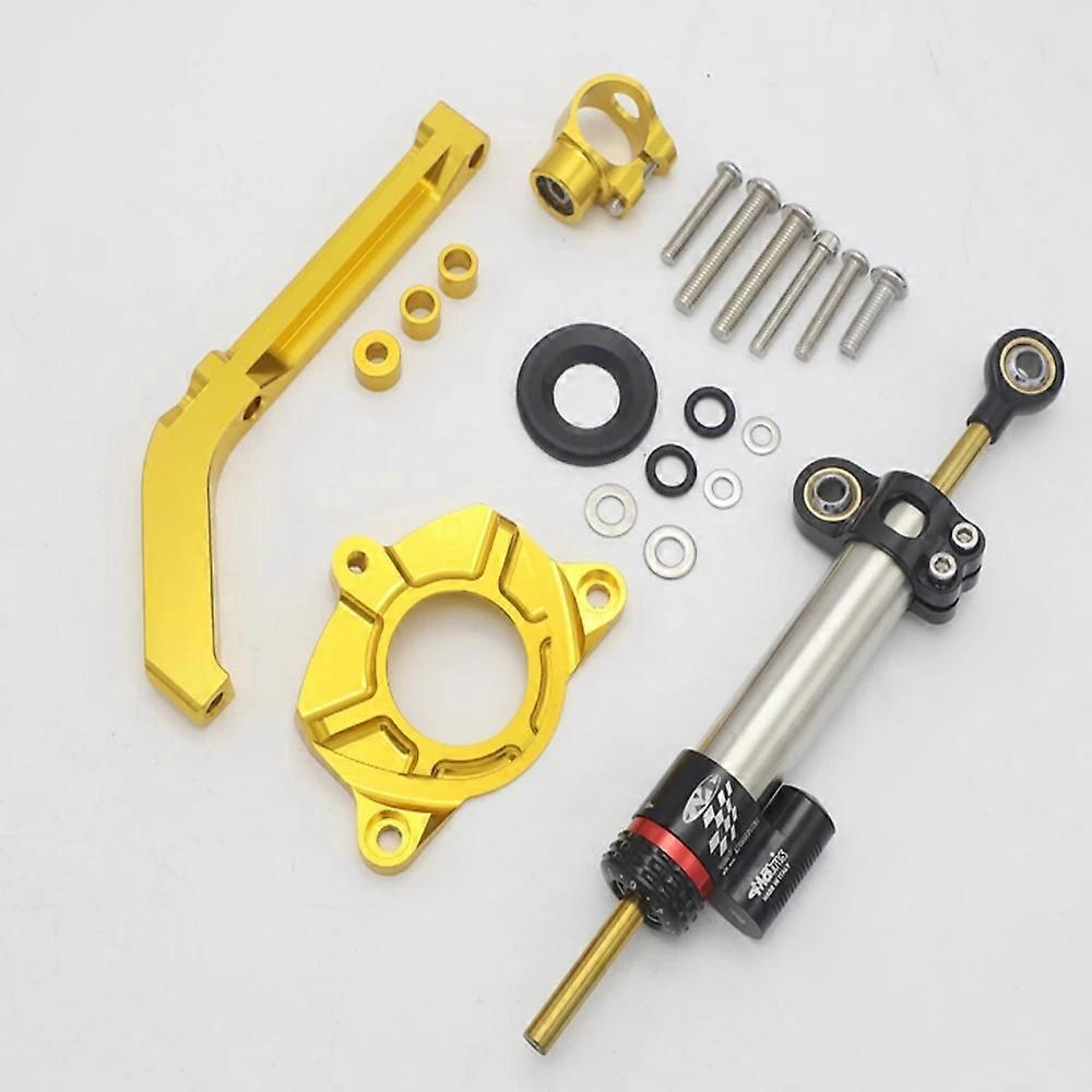 CNC Adjustable Green Motorcycle Linear Reverse Steering Shock Absorber with Stand for KAWASAKI Z1000 Z 1000 2014 2015 2016
