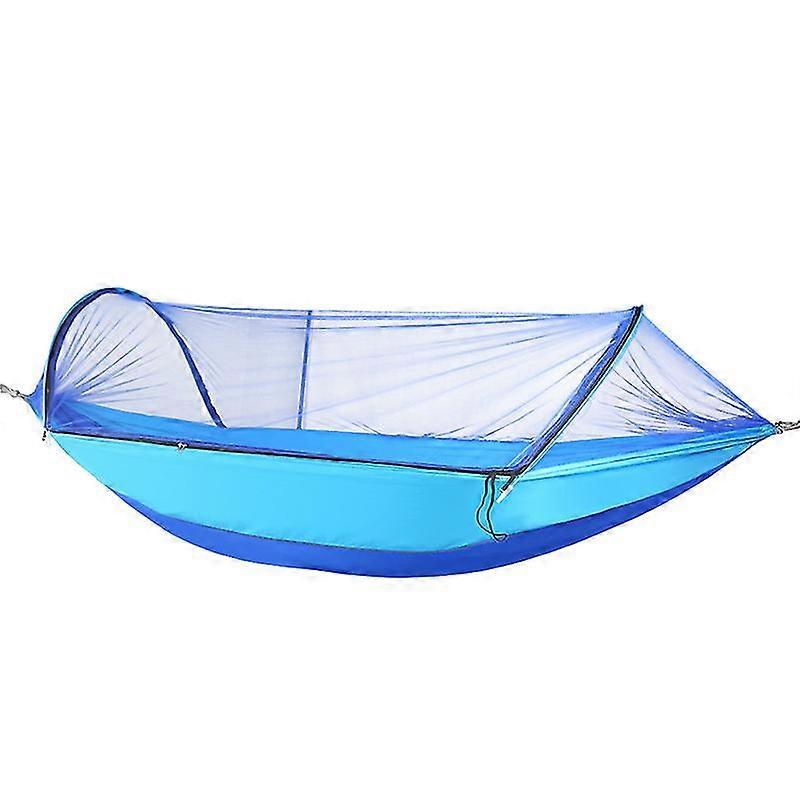 Outdoor Portable Quick Release Opening Mosquito Net Hammock Garden Sofa Swing Single Tent On The Tree Parachute Mosquito Repellent Cloth Swing Hammock