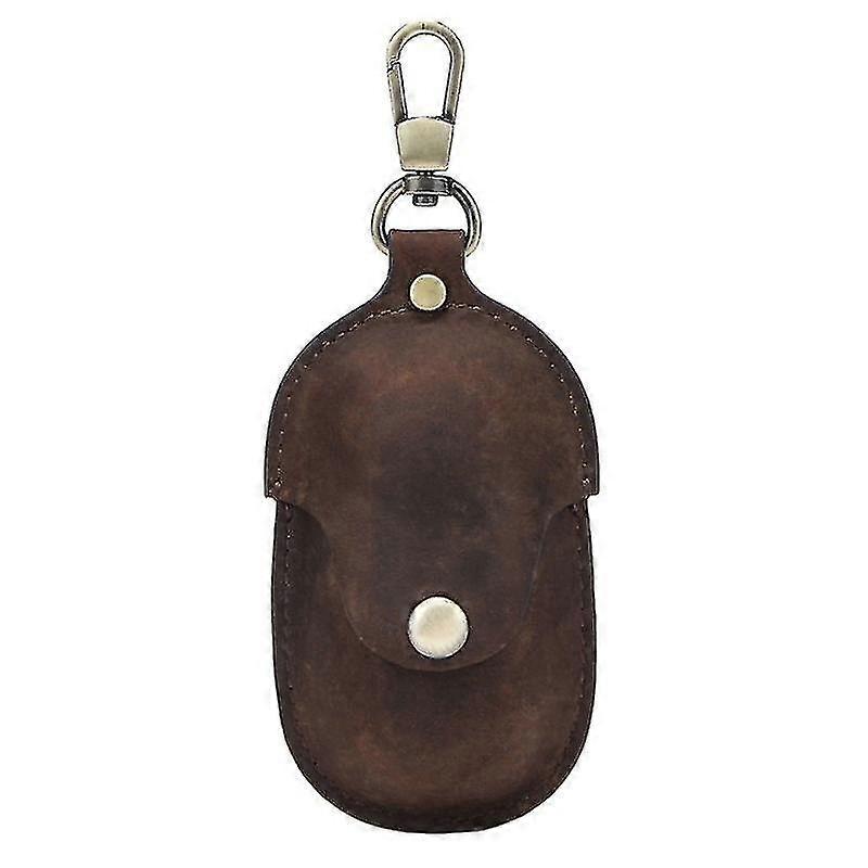 Leather storage box for storing headphones