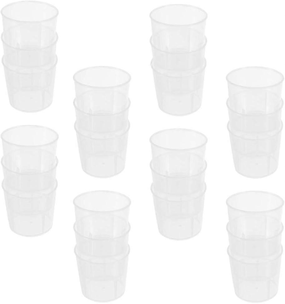 100pcs Plastic Reptile Measure Feeder Cup Lizard Food Water Measurement Feeder For Hamster Gecko Snake Turtle Bearded Dragon