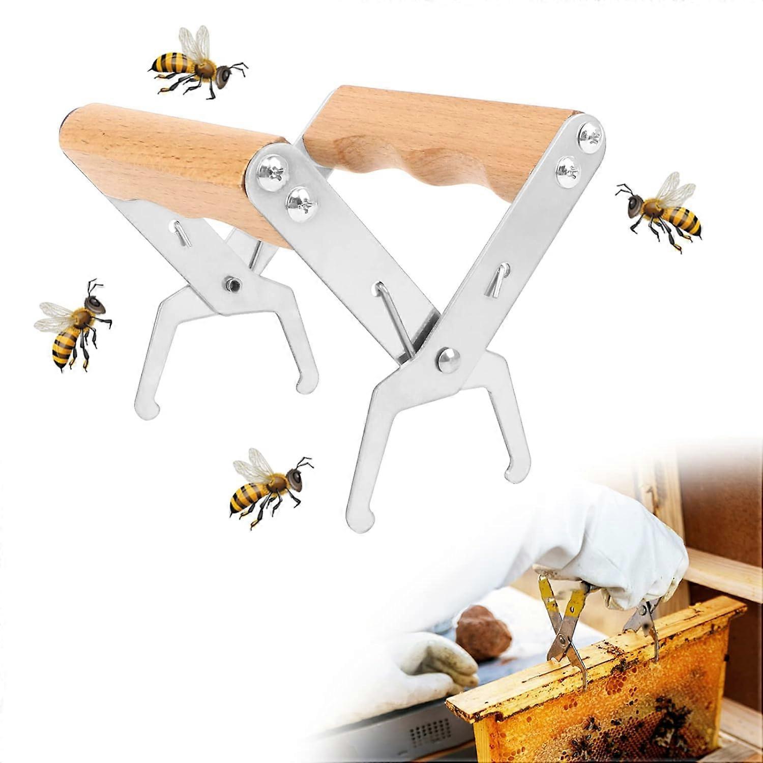 Beekeeping Tools Beehive Frame Clip Bee Frame Handle Lifter Capture Clip Beekeeping, easy access to honey and avoiding bee stings