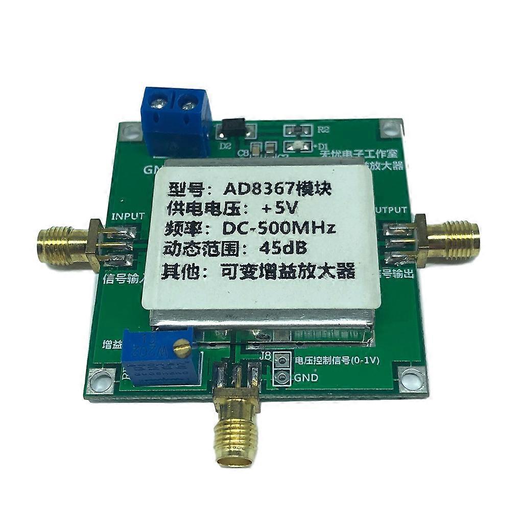 x-amp Structure Variable Gain IF Amplifier Module DC-500MHZ Operating Frequency 46dB Variable Gain Range Amplifier Board
